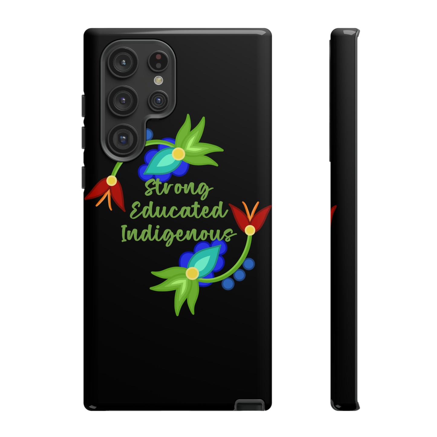 Strong Educated Indigenous Floral Phone Case