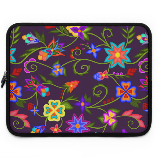 Amethyst Floral Laptop Sleeve