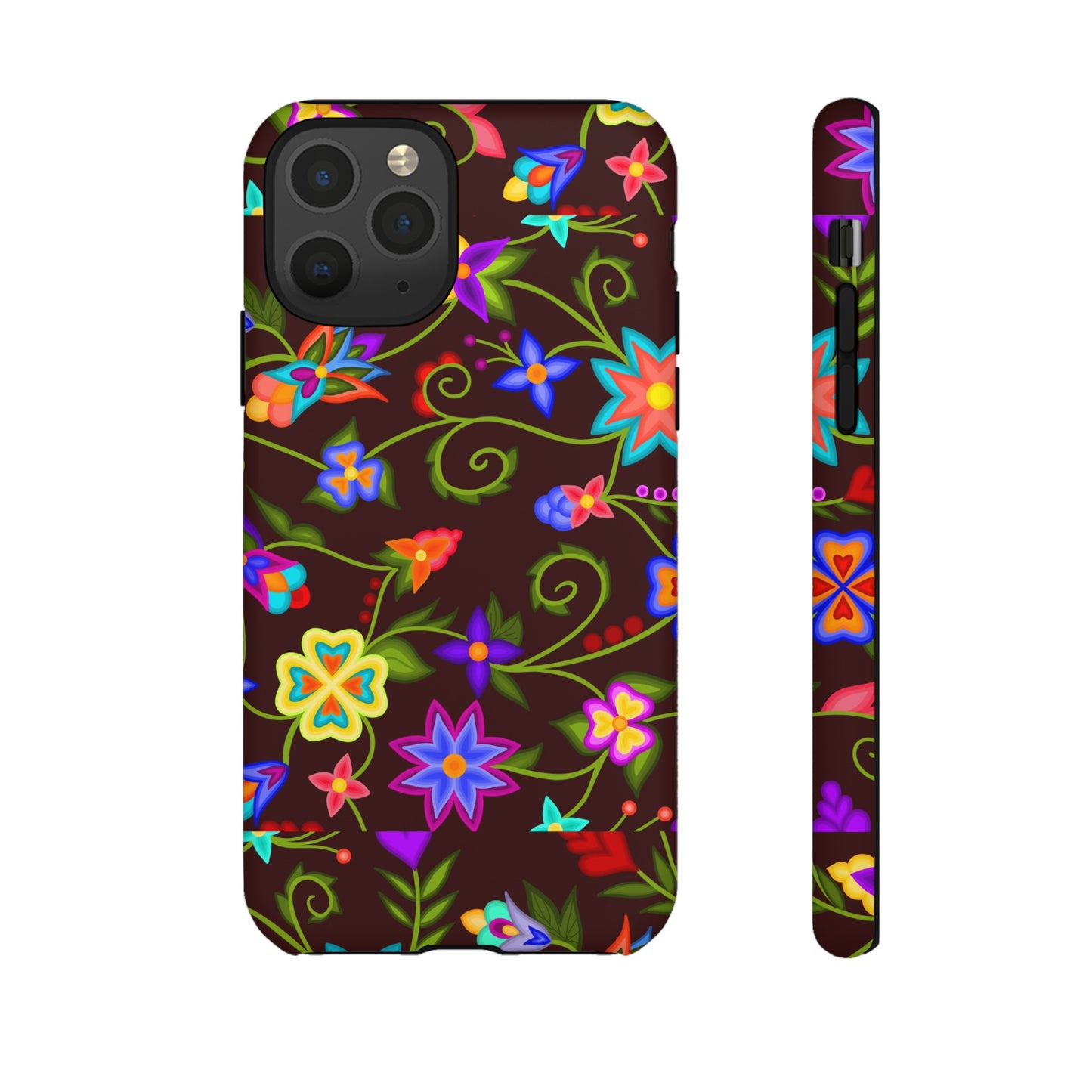 Mahogany Floral Phone Case