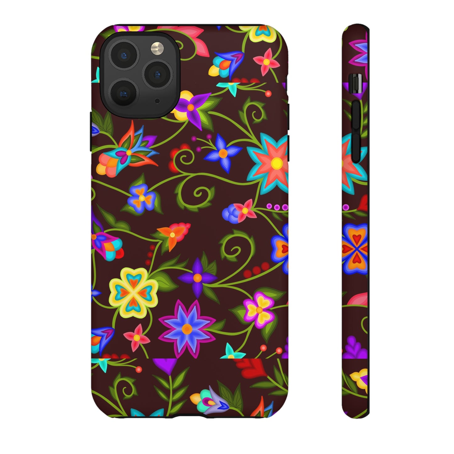 Mahogany Floral Phone Case