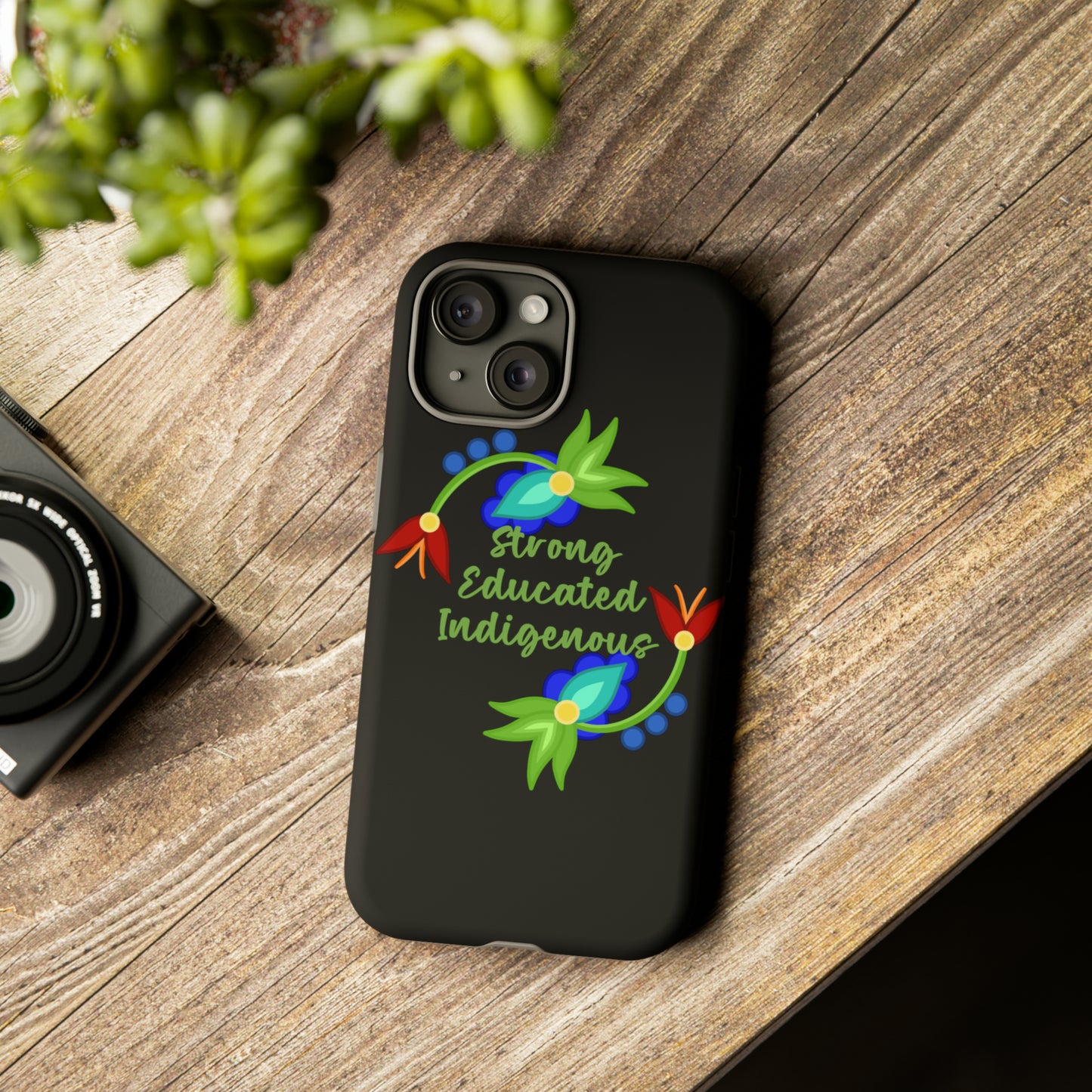 Strong Educated Indigenous Floral Phone Case