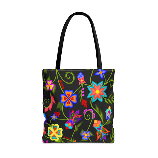 Raven Floral Tote Bag