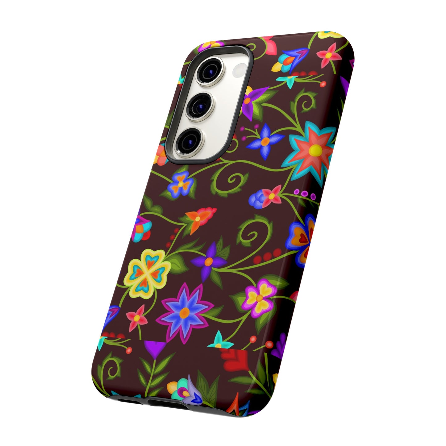 Mahogany Floral Phone Case