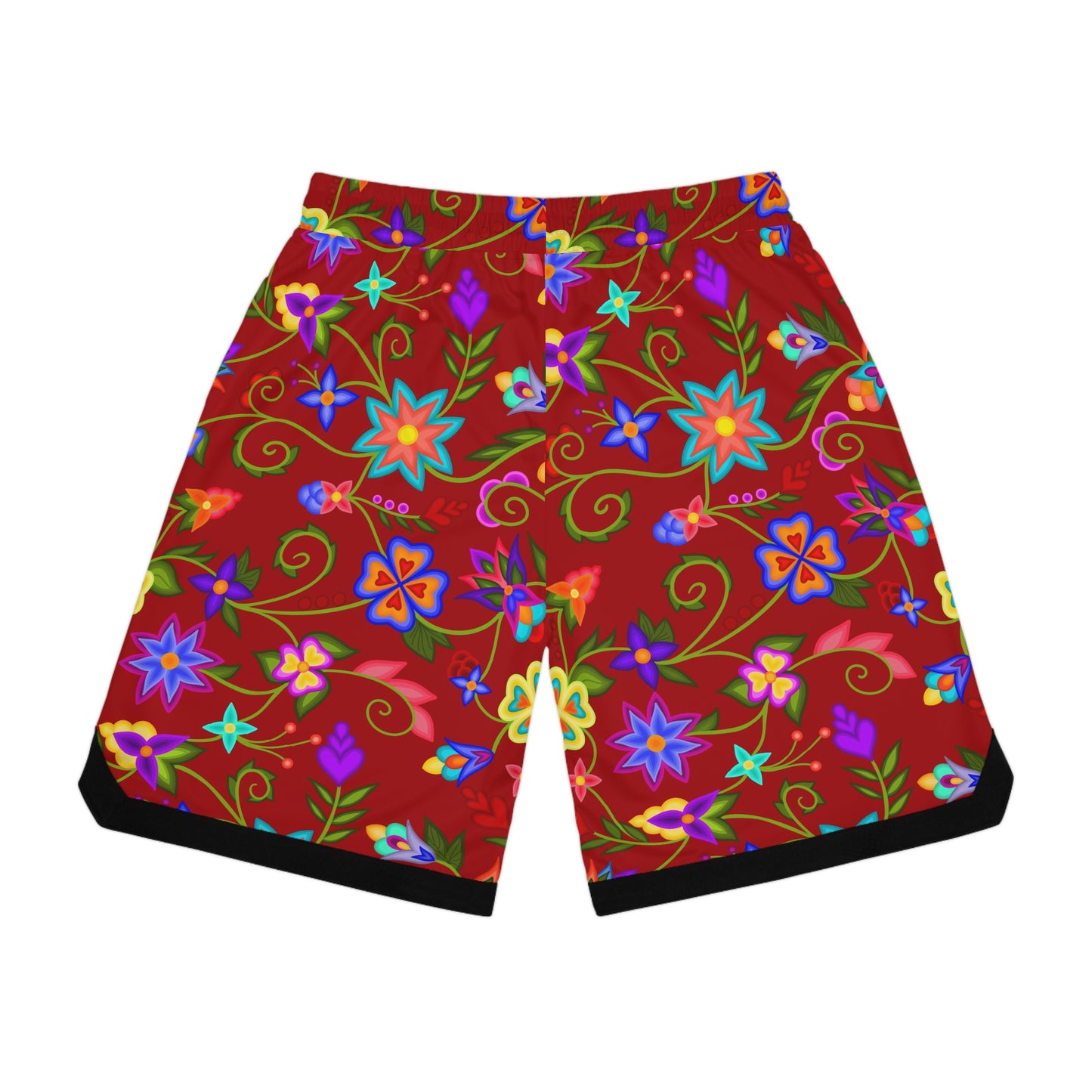 Cardinal Floral Basketball Shorts