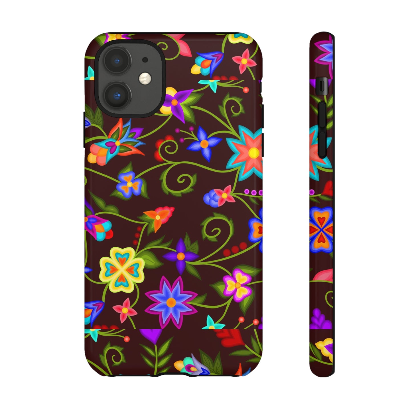 Mahogany Floral Phone Case