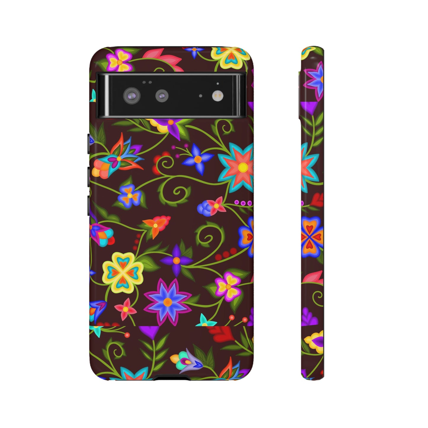 Mahogany Floral Phone Case