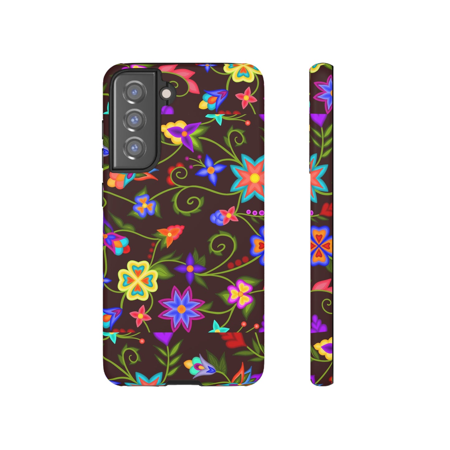 Mahogany Floral Phone Case