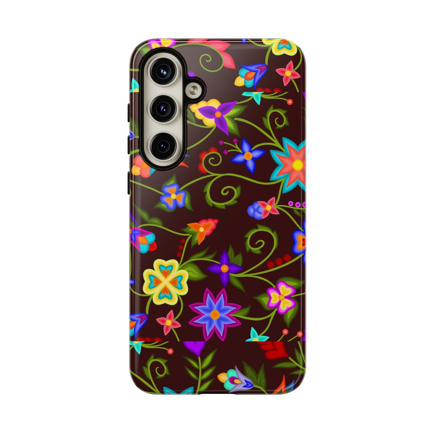 Mahogany Floral Phone Case