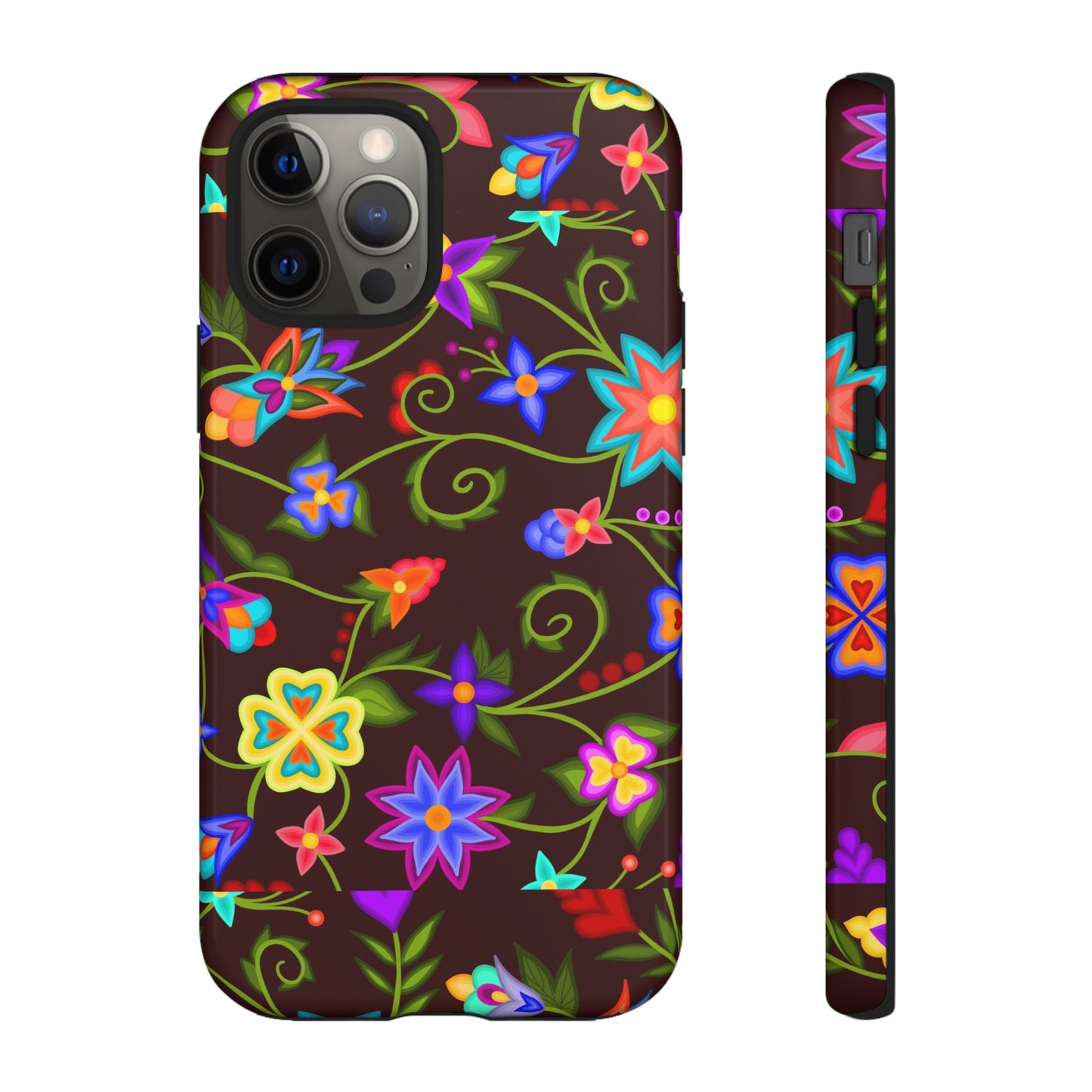 Mahogany Floral Phone Case