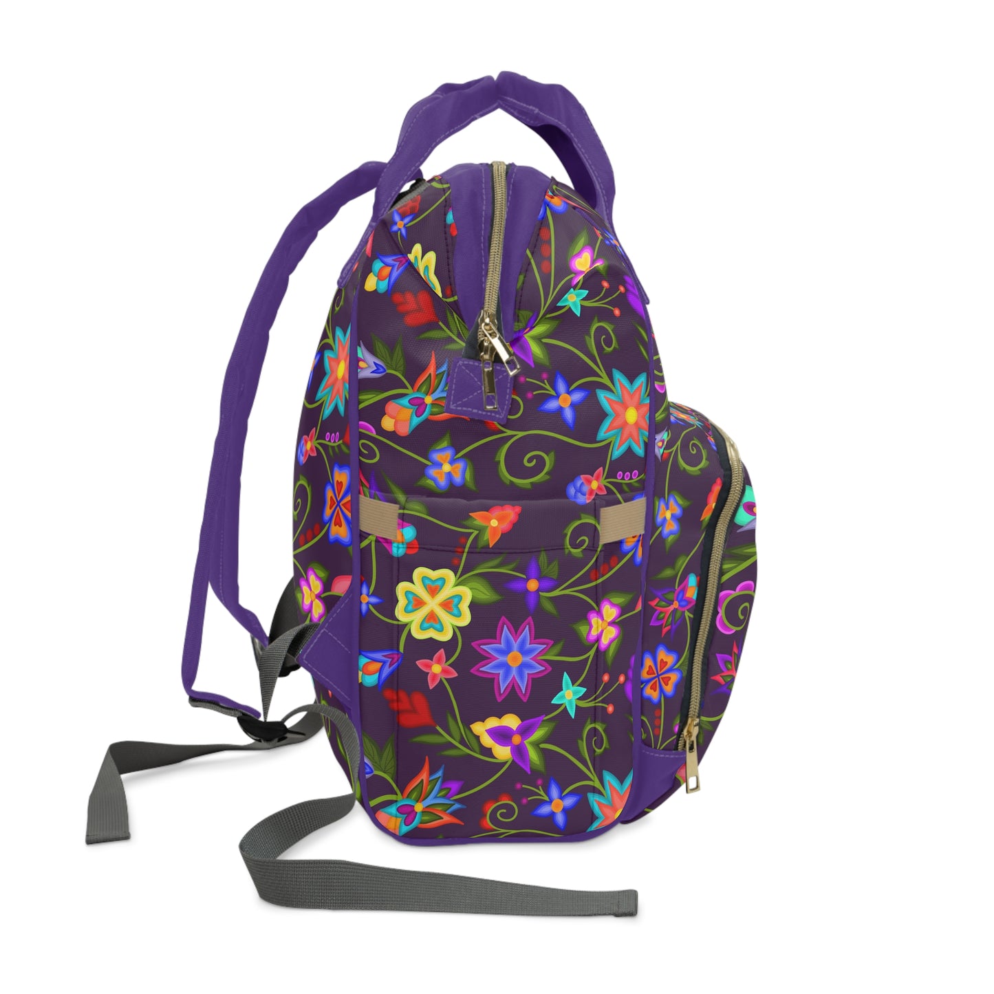 Amethyst Floral Backpack