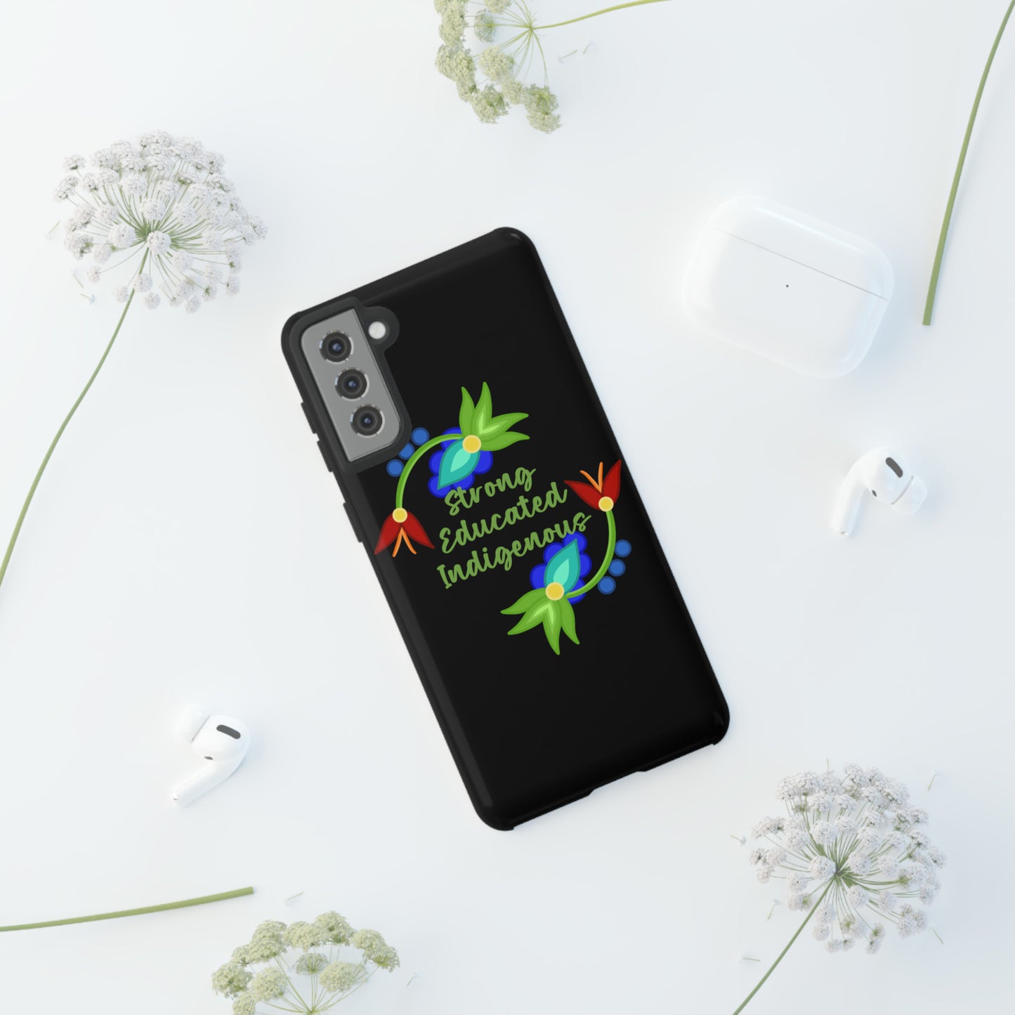 Strong Educated Indigenous Floral Phone Case