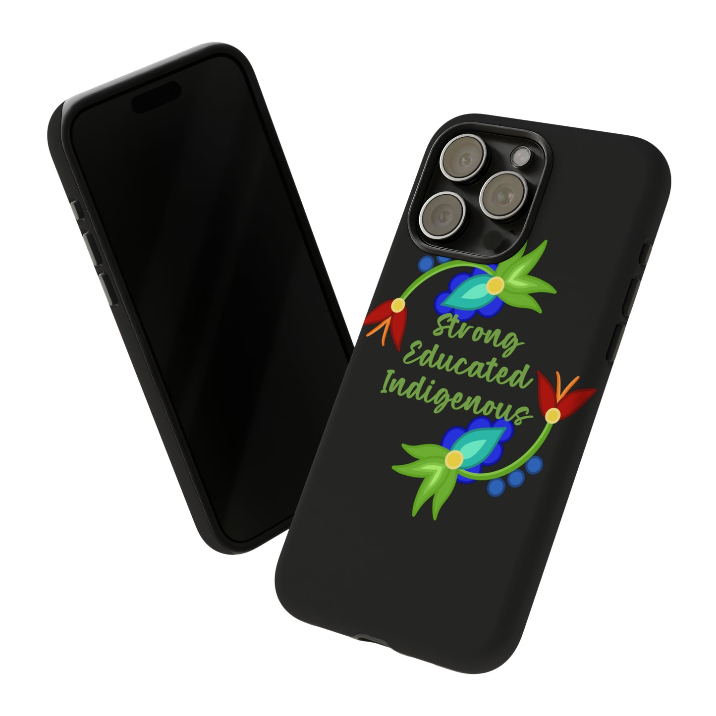 Strong Educated Indigenous Floral Phone Case