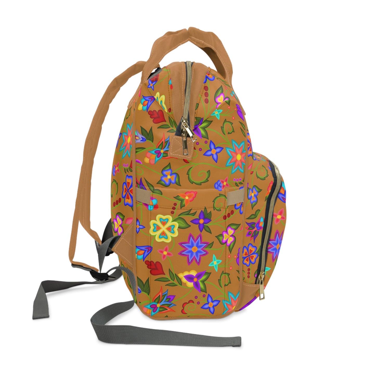 Moosehide Floral Backpack