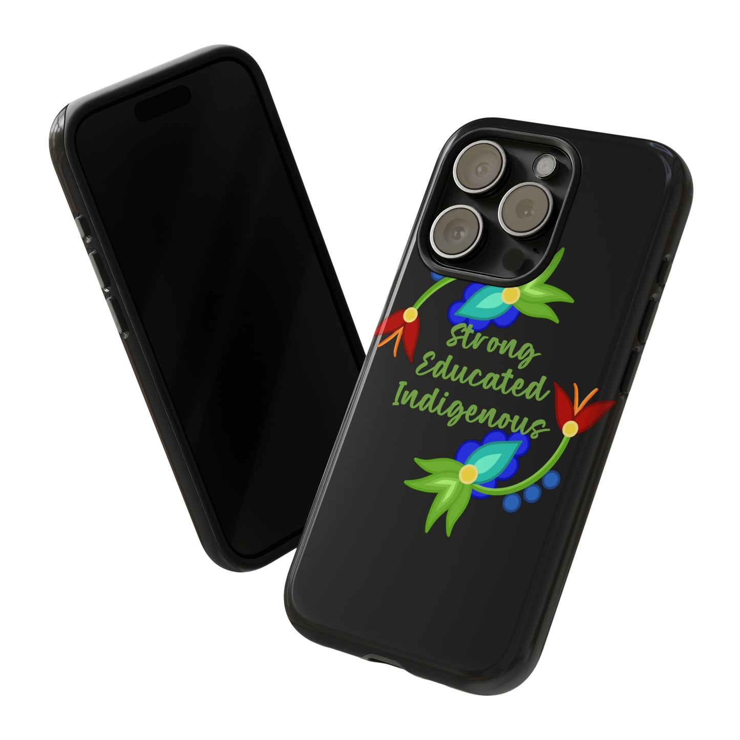 Strong Educated Indigenous Floral Phone Case