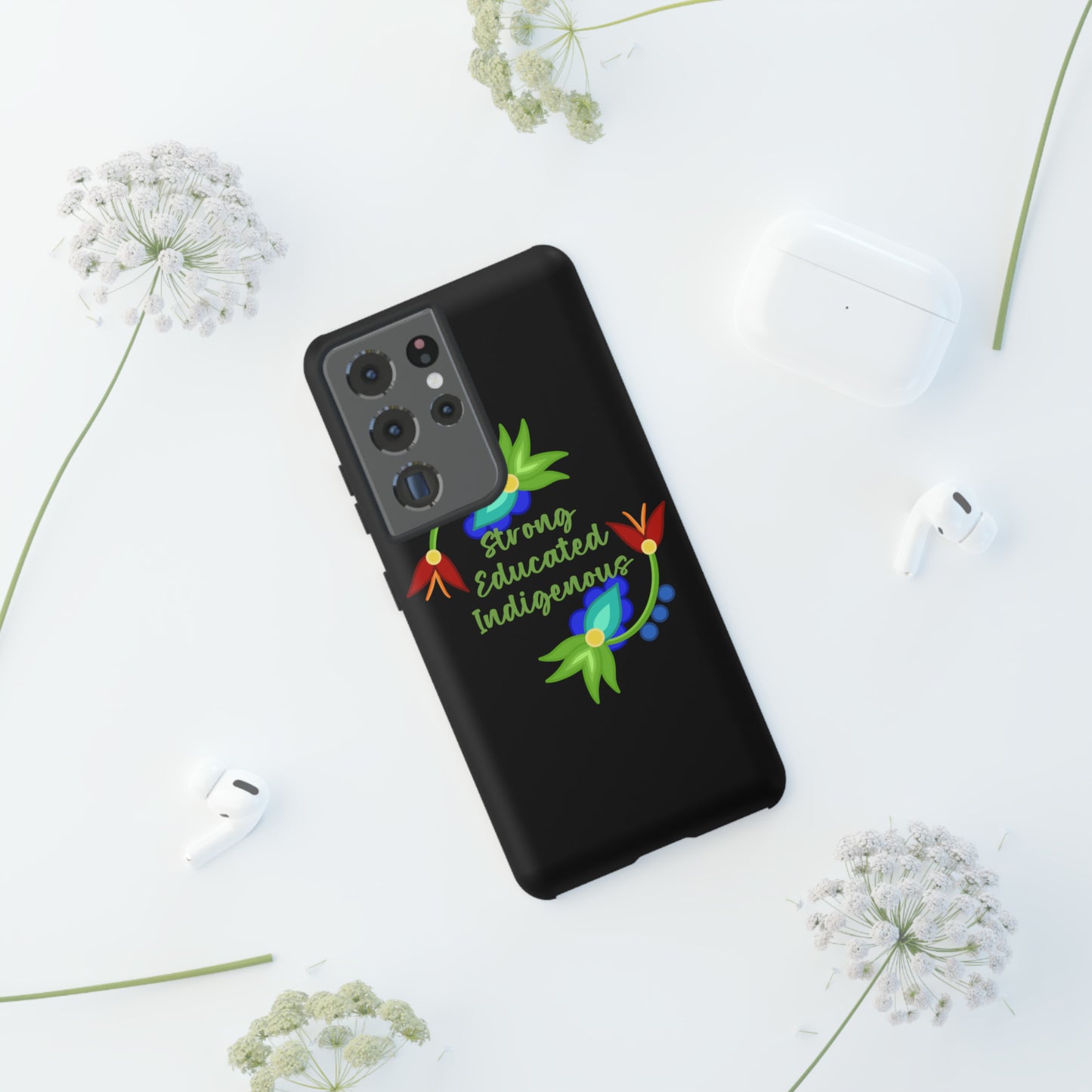 Strong Educated Indigenous Floral Phone Case