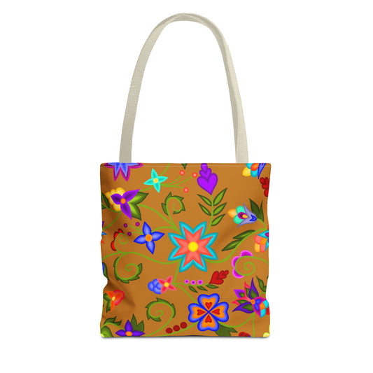 Moosehide Floral Tote Bag