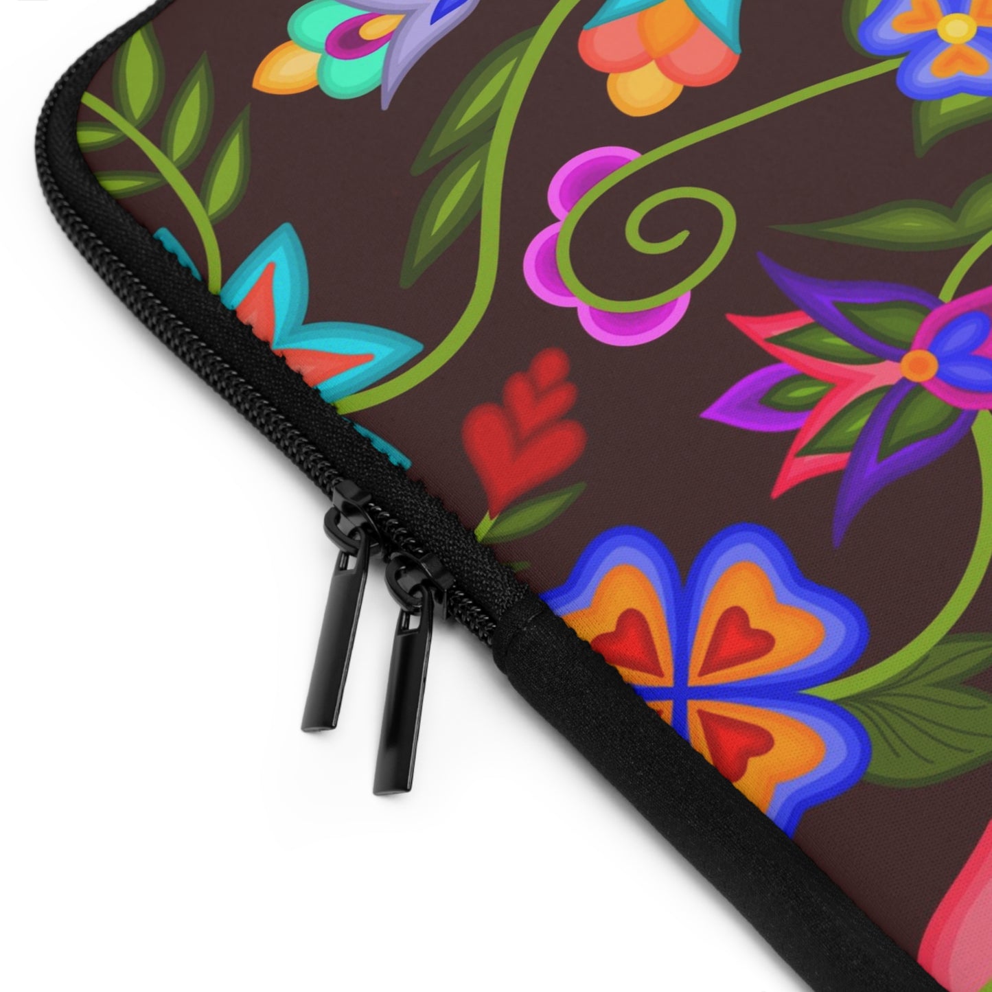 Mahogany Floral Laptop Sleeve