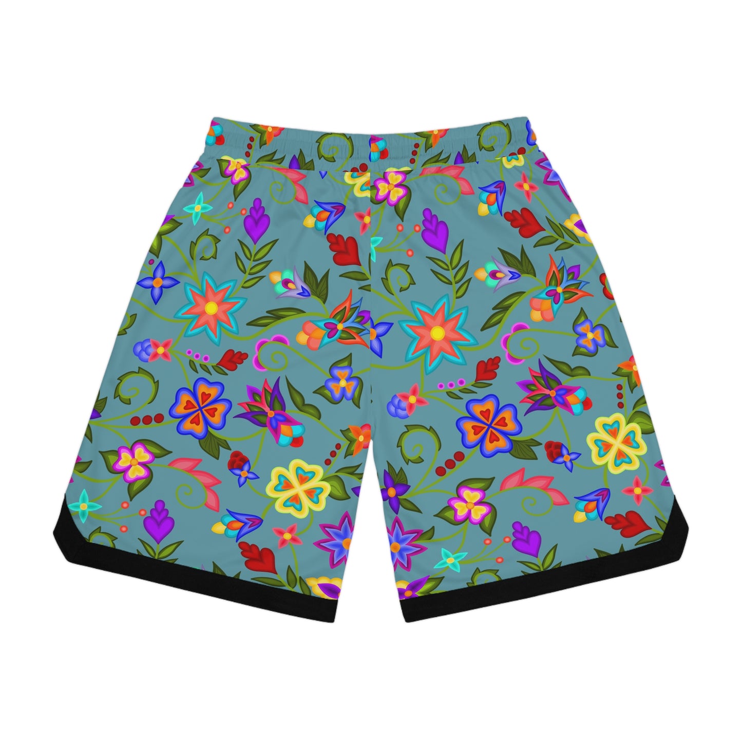 Ocean Floral Basketball Short