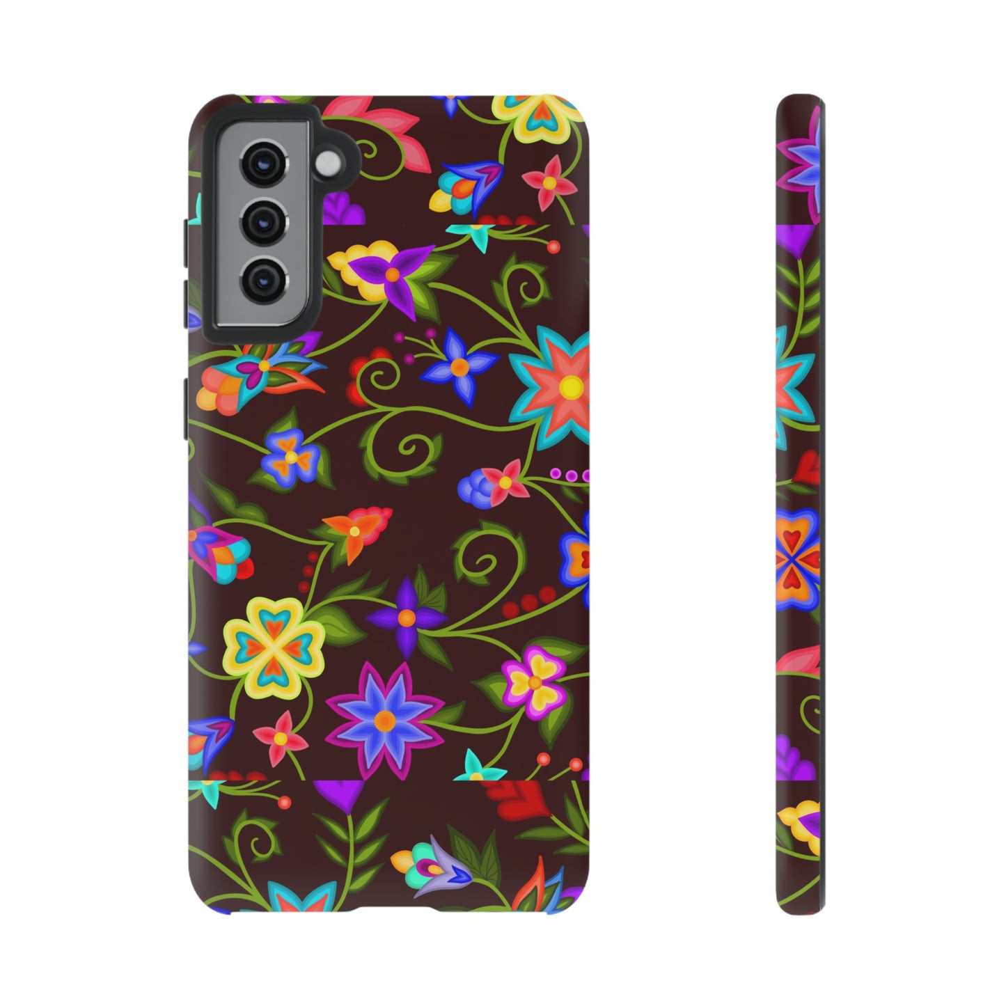 Mahogany Floral Phone Case