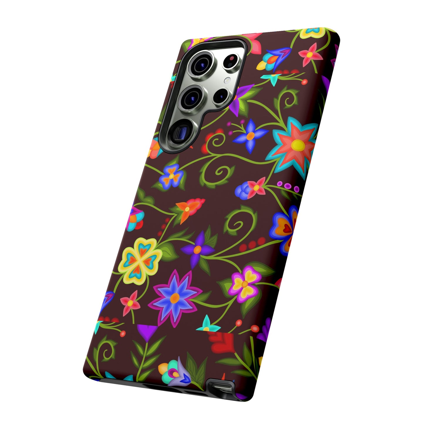 Mahogany Floral Phone Case