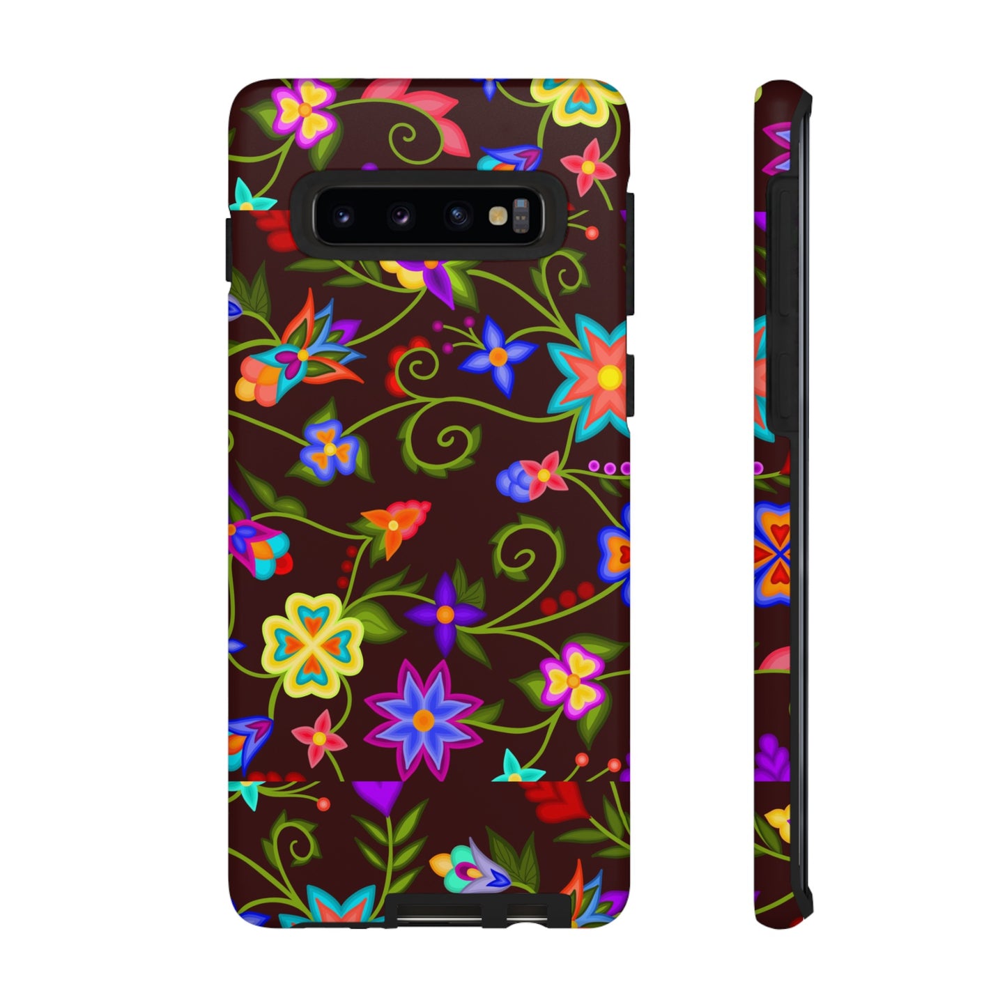 Mahogany Floral Phone Case