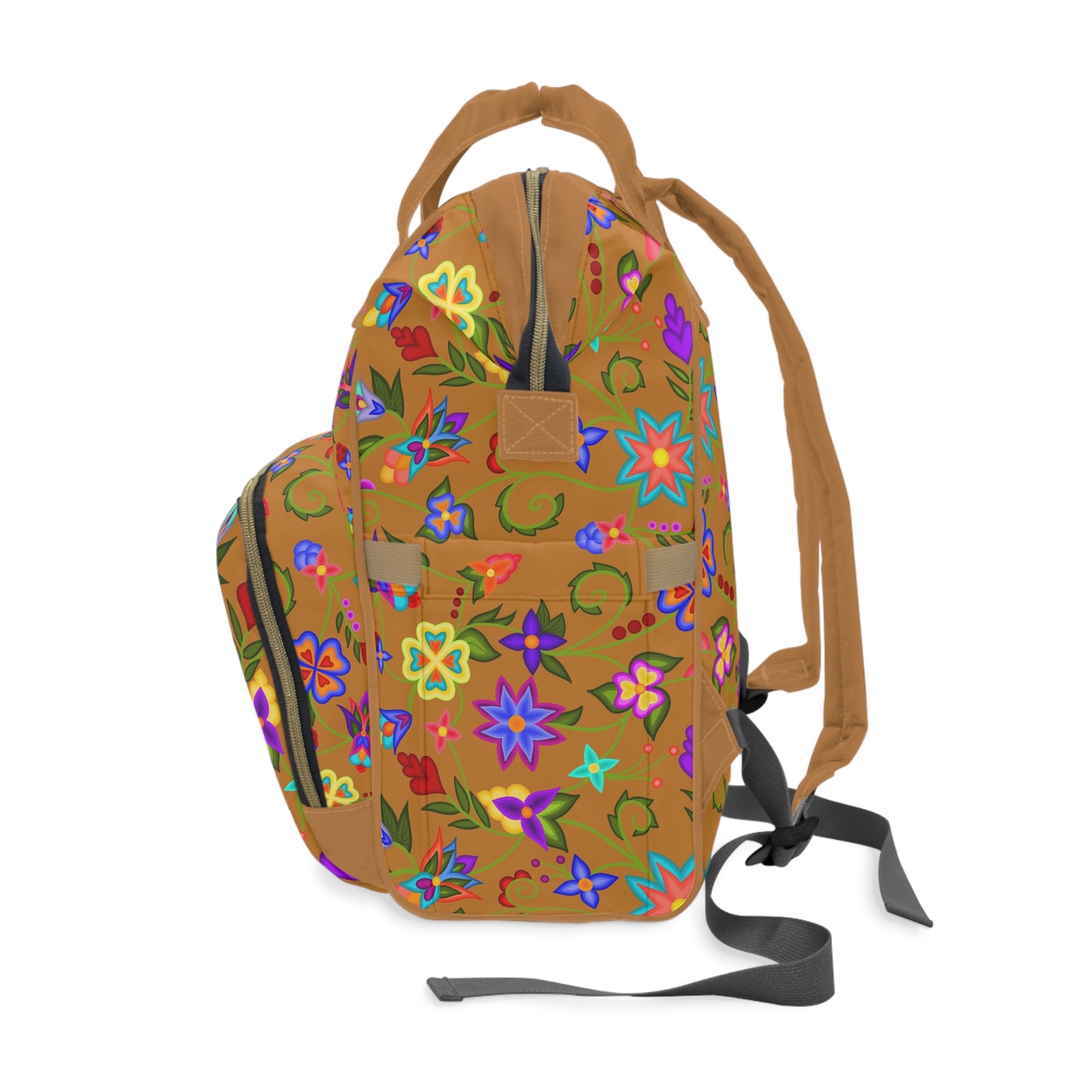 Moosehide Floral Backpack