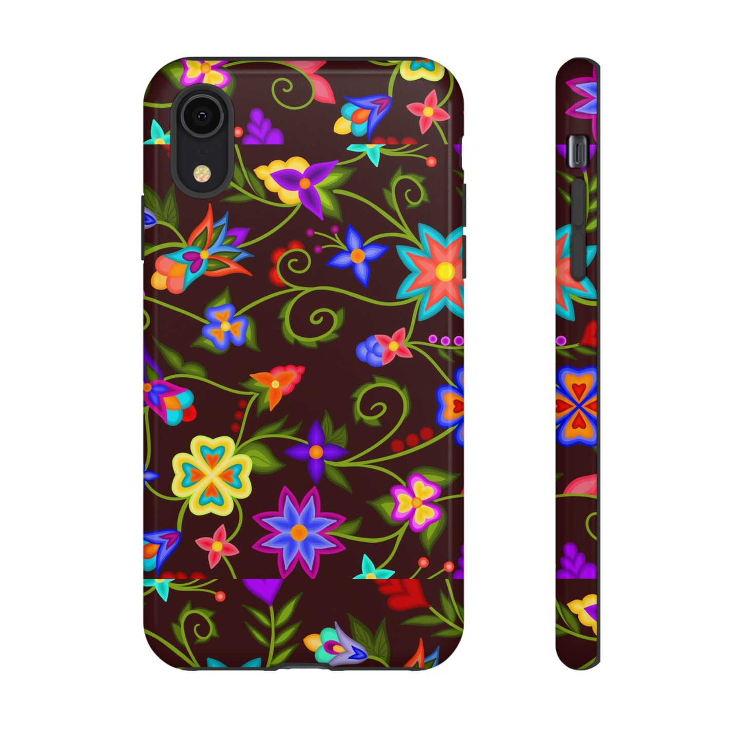 Mahogany Floral Phone Case