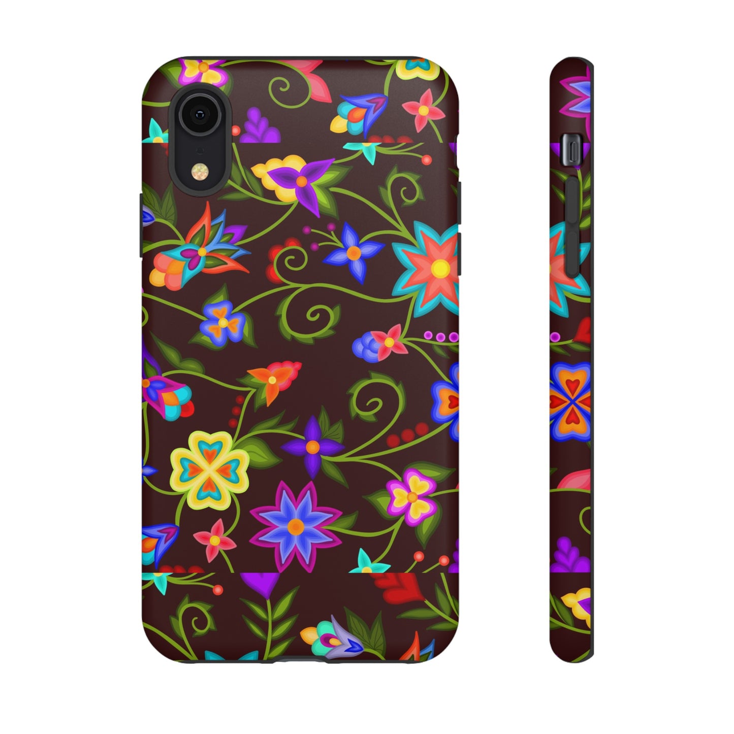 Mahogany Floral Phone Case