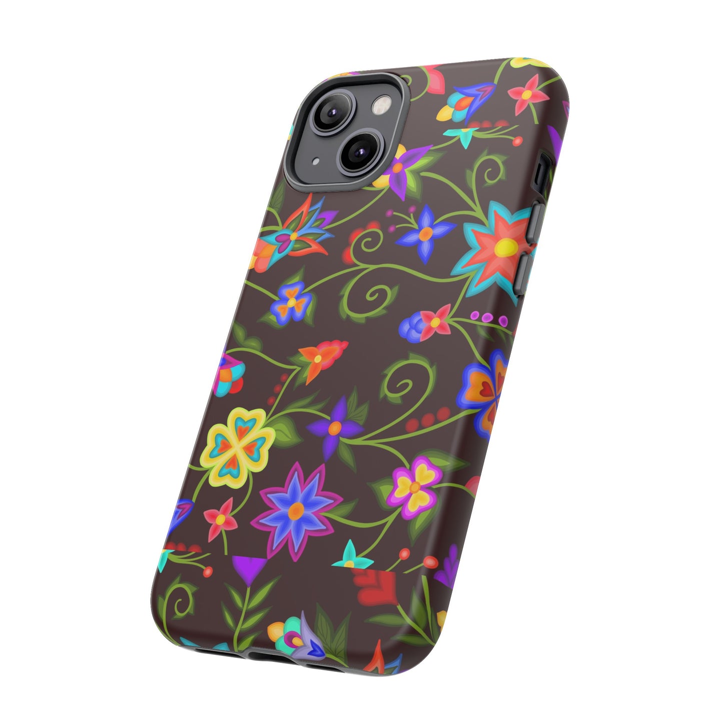 Mahogany Floral Phone Case