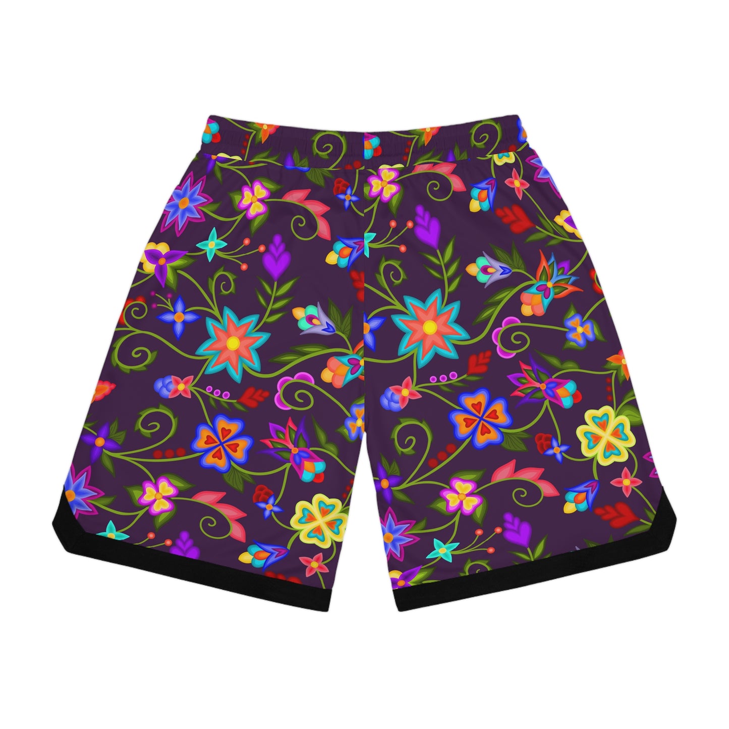 Amethyst Floral Basketball Shorts