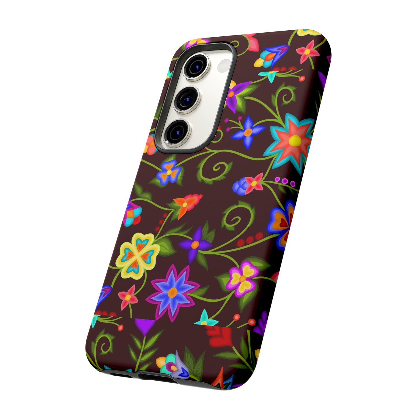 Mahogany Floral Phone Case