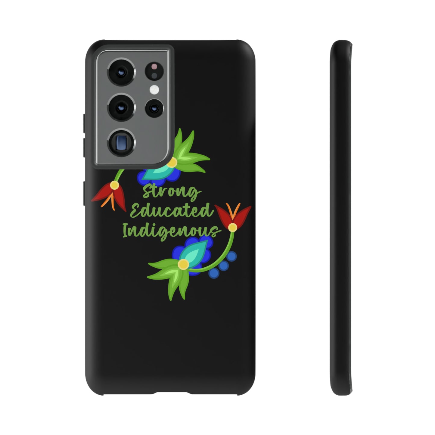 Strong Educated Indigenous Floral Phone Case