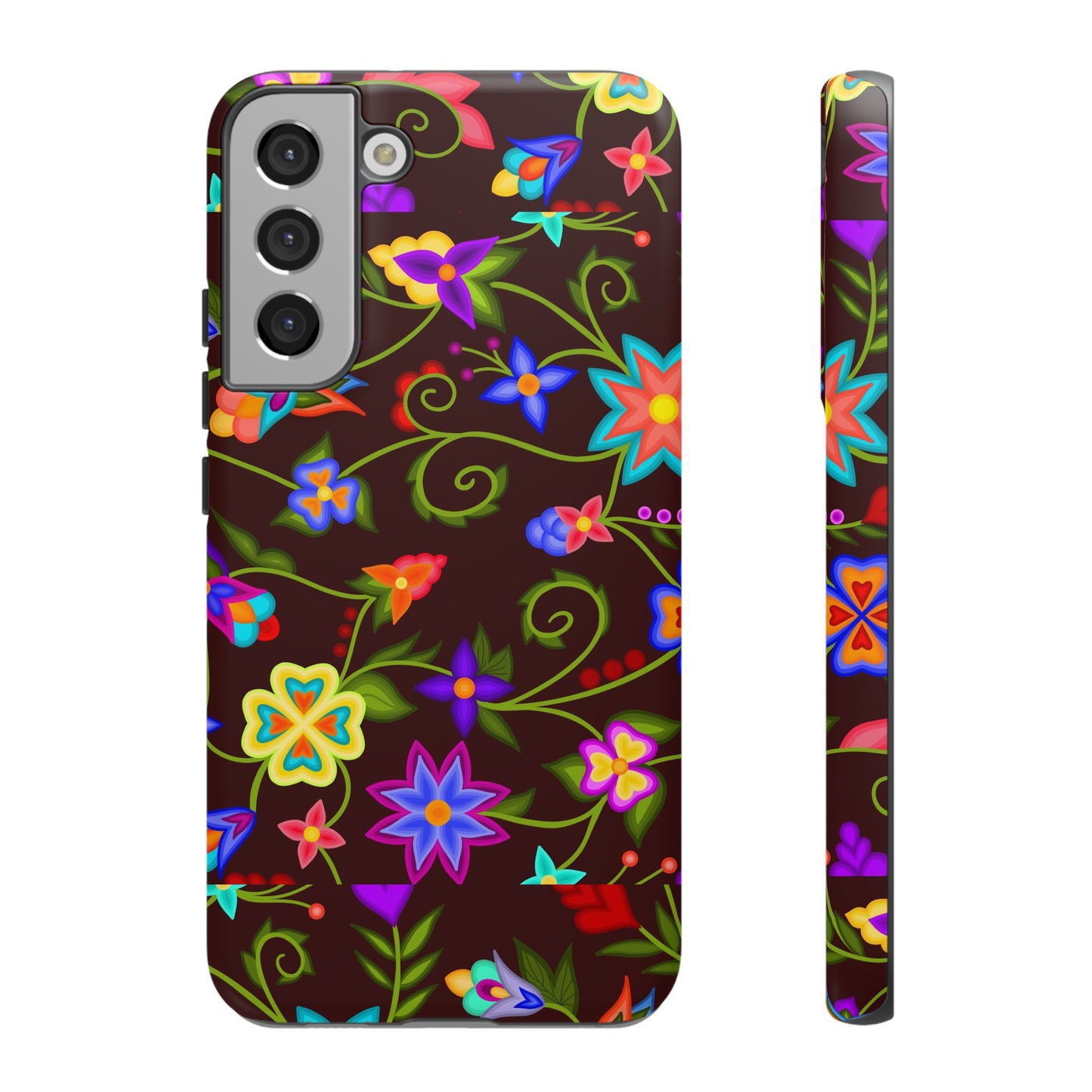 Mahogany Floral Phone Case