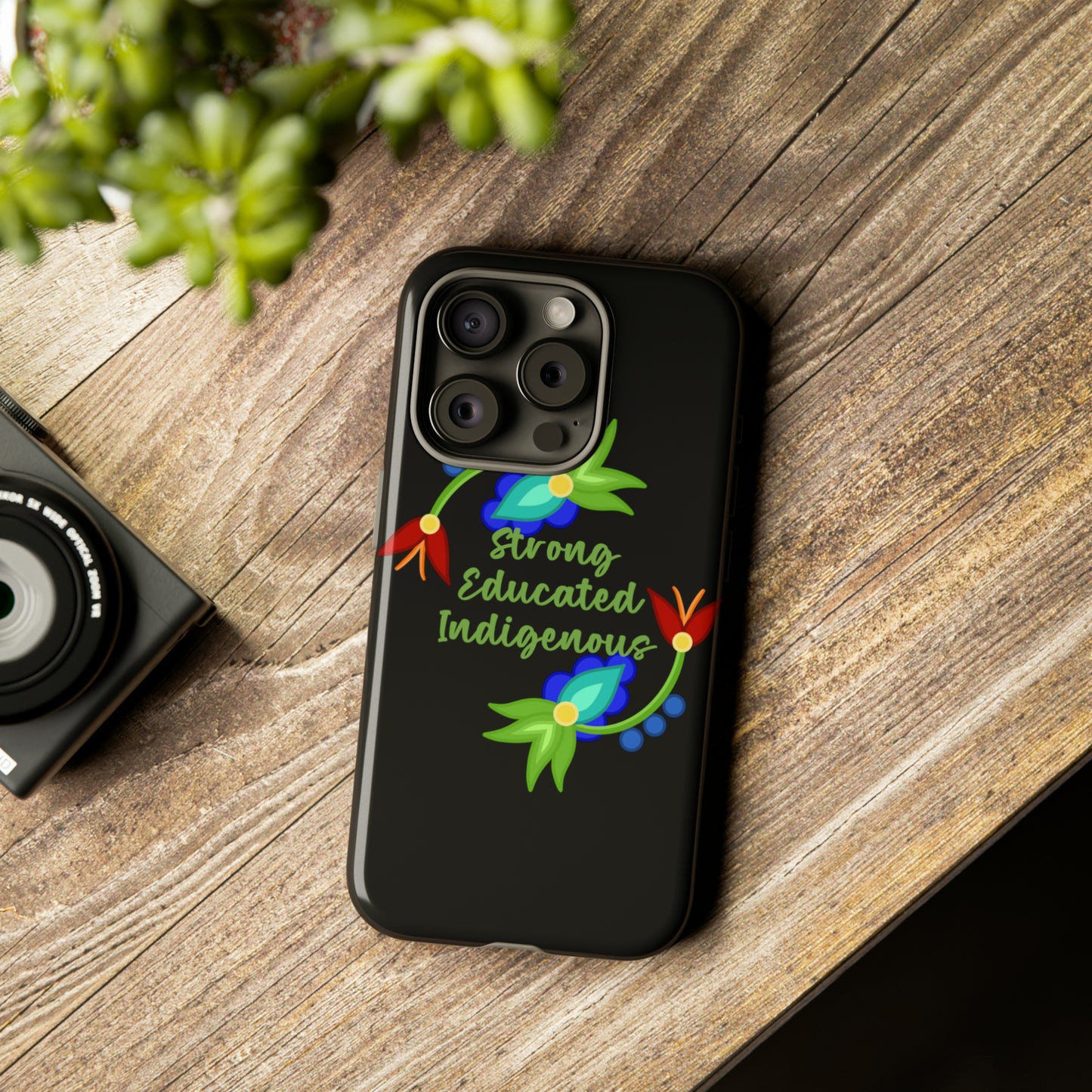 Strong Educated Indigenous Floral Phone Case