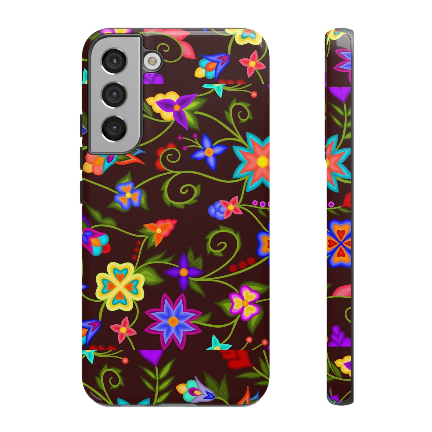 Mahogany Floral Phone Case