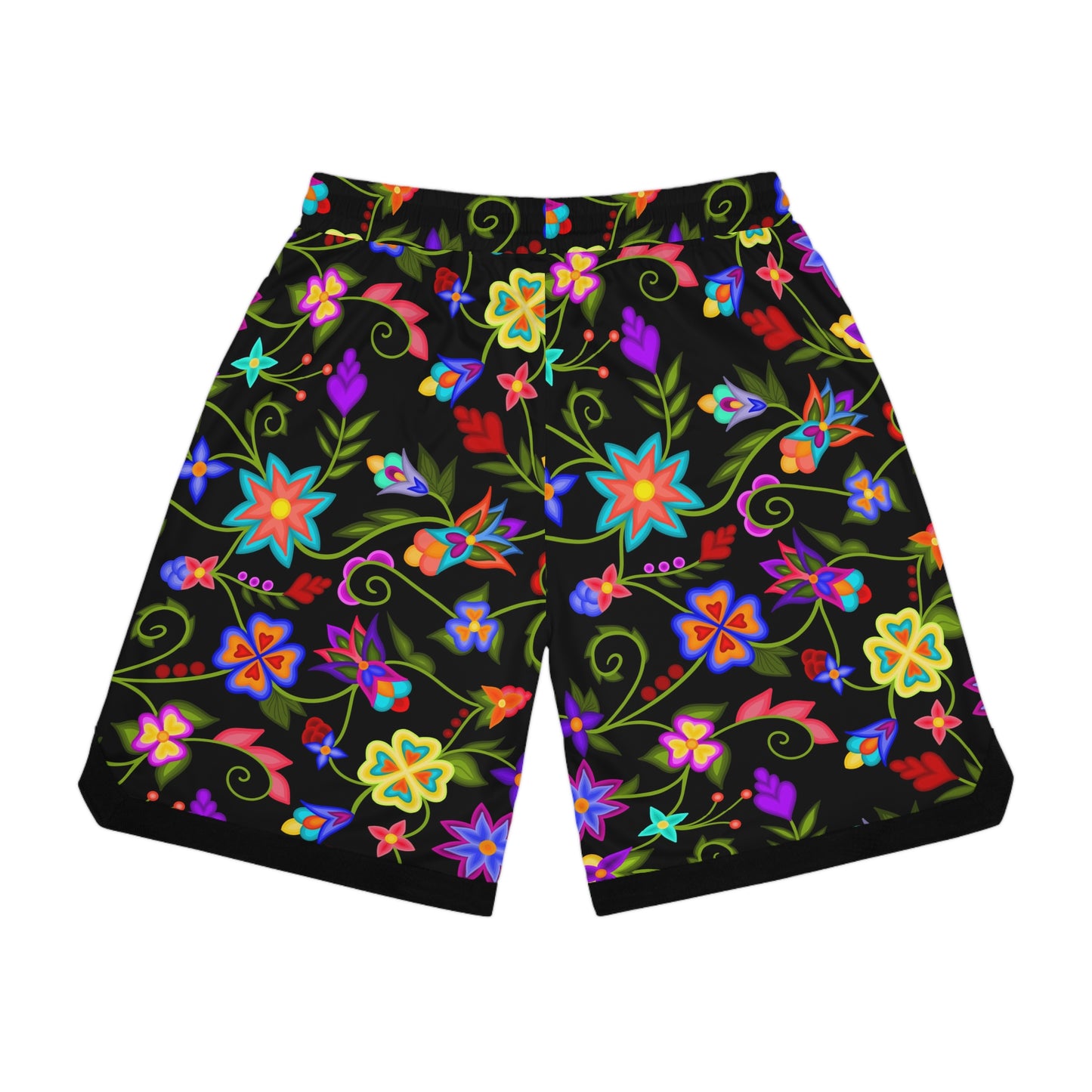 Raven Floral Basketball Shorts