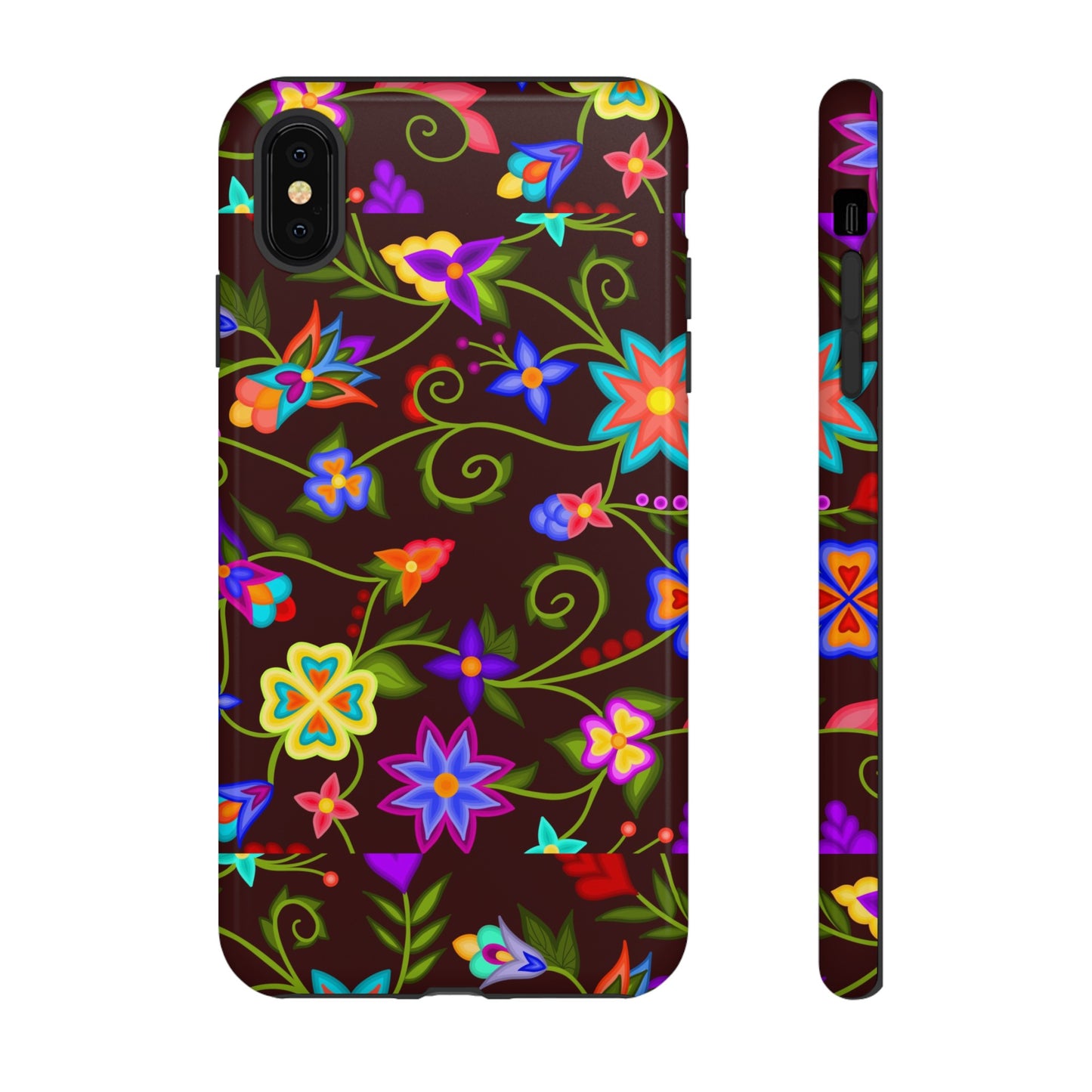 Mahogany Floral Phone Case