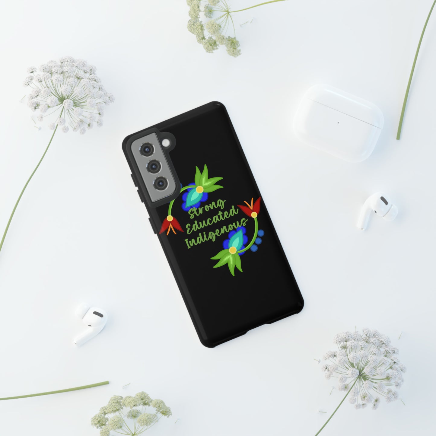 Strong Educated Indigenous Floral Phone Case