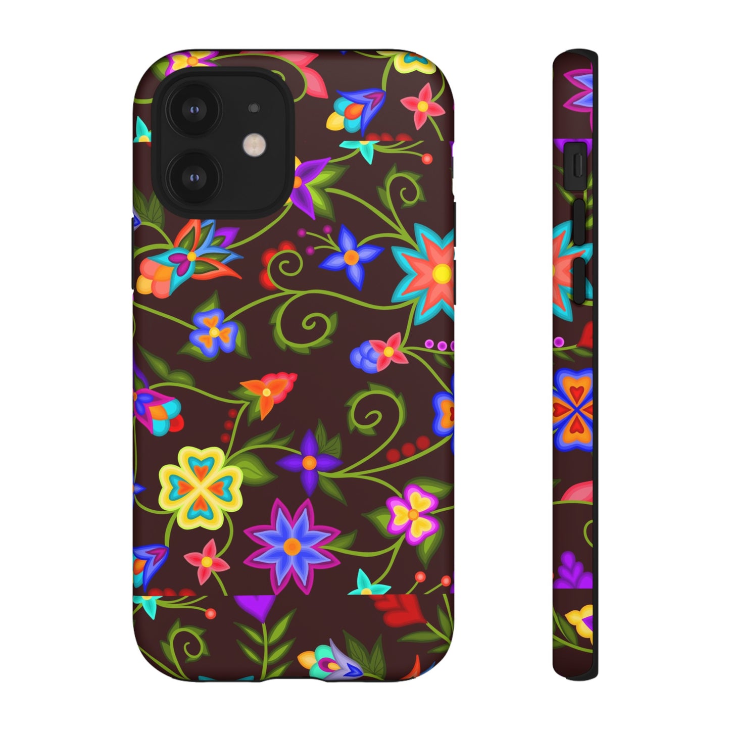 Mahogany Floral Phone Case