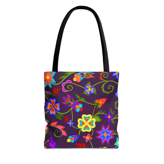 Amethyst Floral Tote Bag