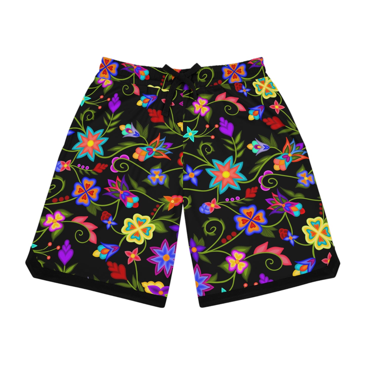 Raven Floral Basketball Shorts