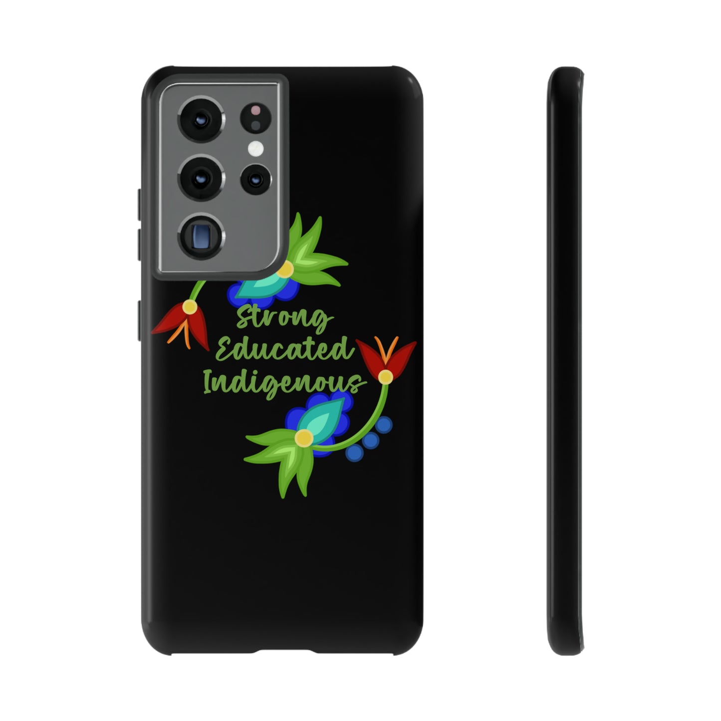 Strong Educated Indigenous Floral Phone Case