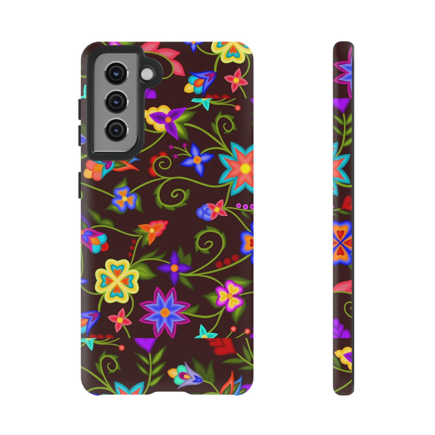 Mahogany Floral Phone Case