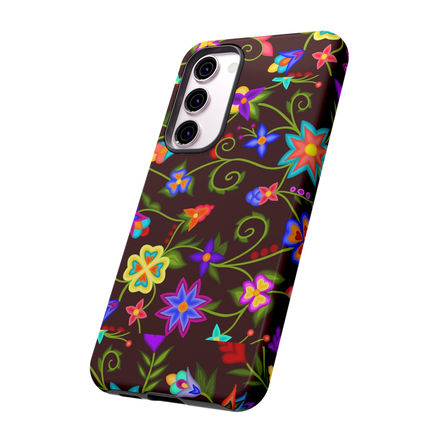 Mahogany Floral Phone Case