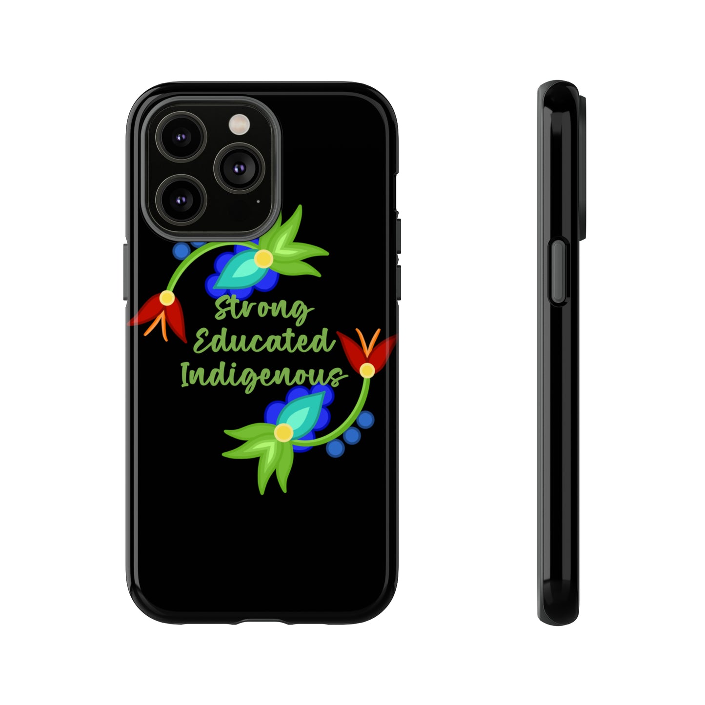 Strong Educated Indigenous Floral Phone Case