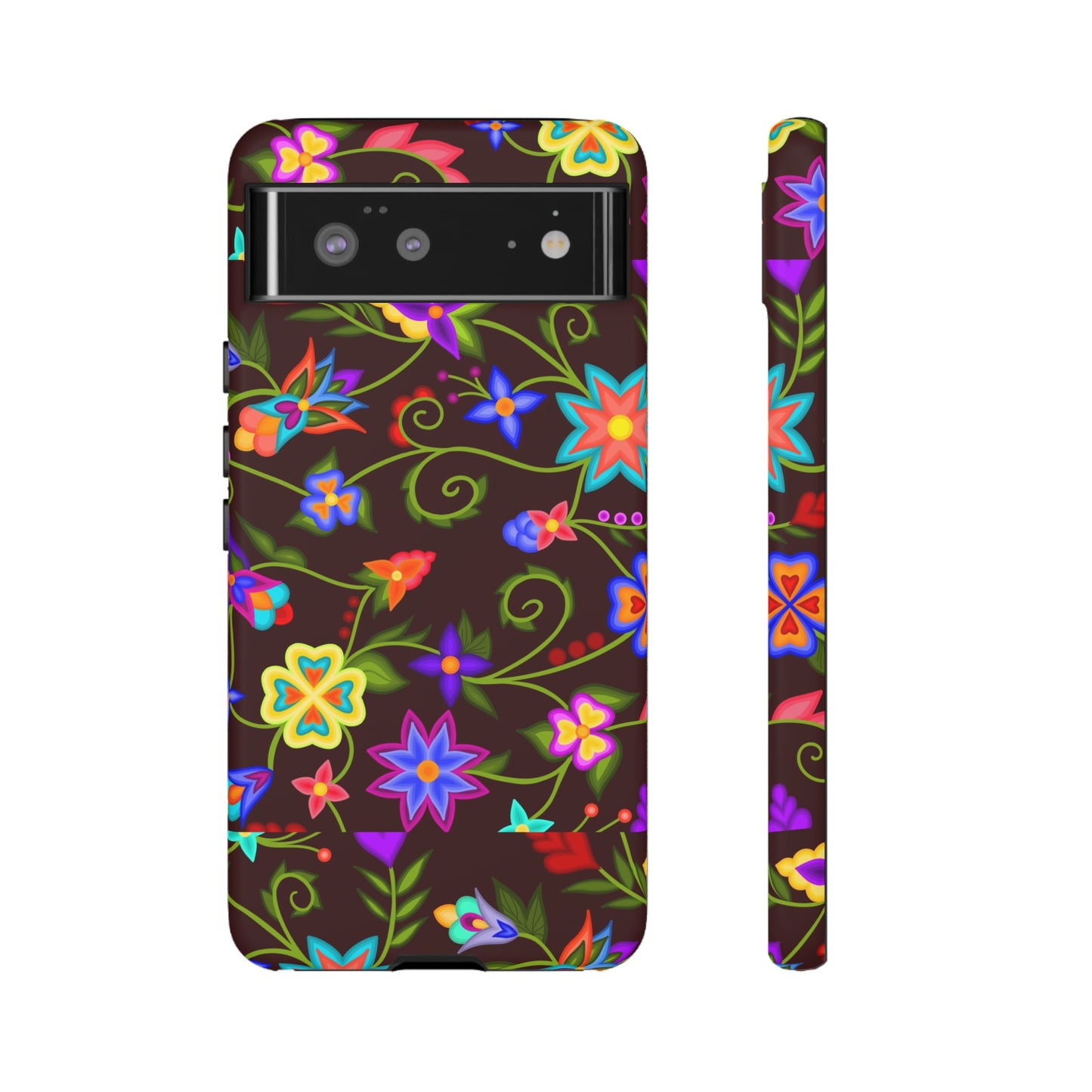 Mahogany Floral Phone Case