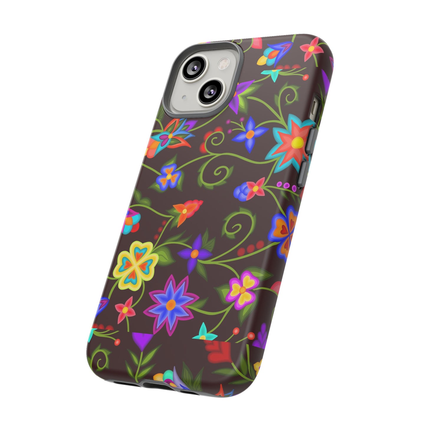 Mahogany Floral Phone Case