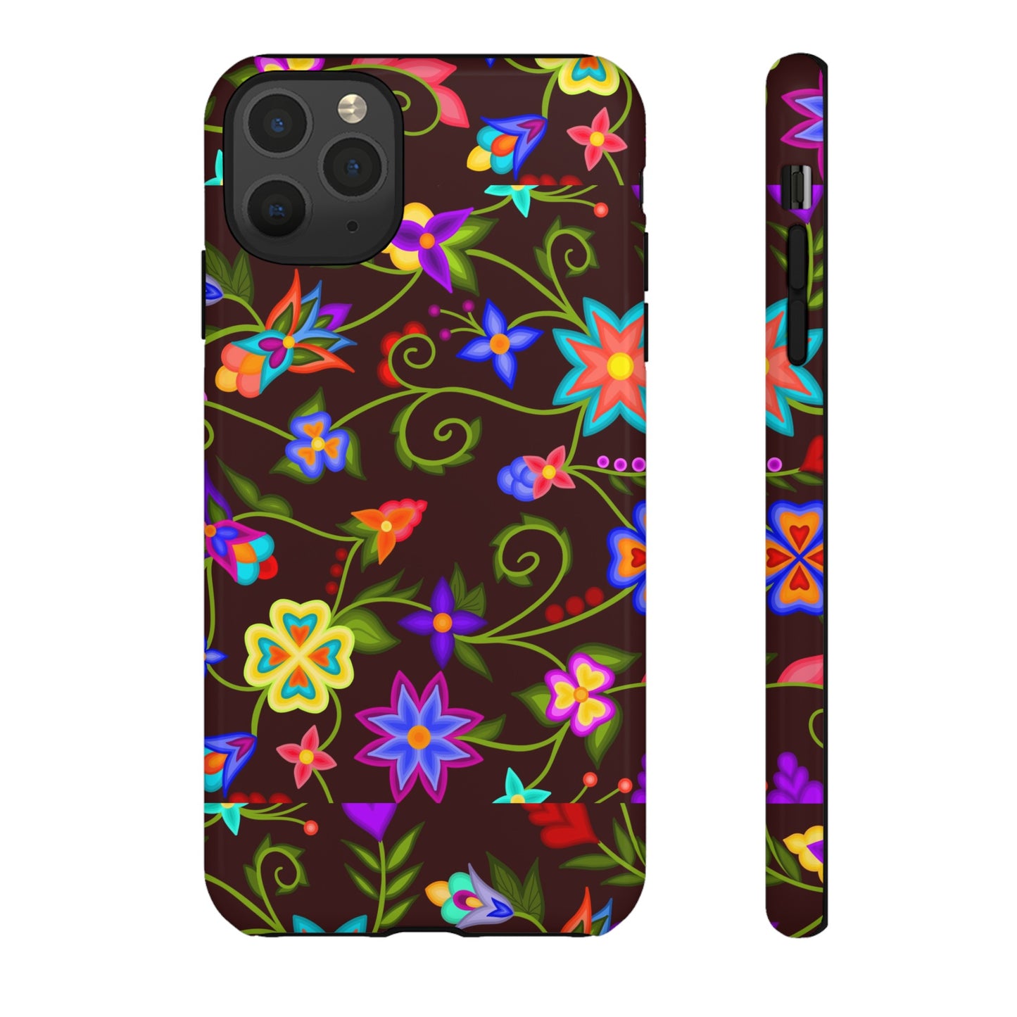 Mahogany Floral Phone Case