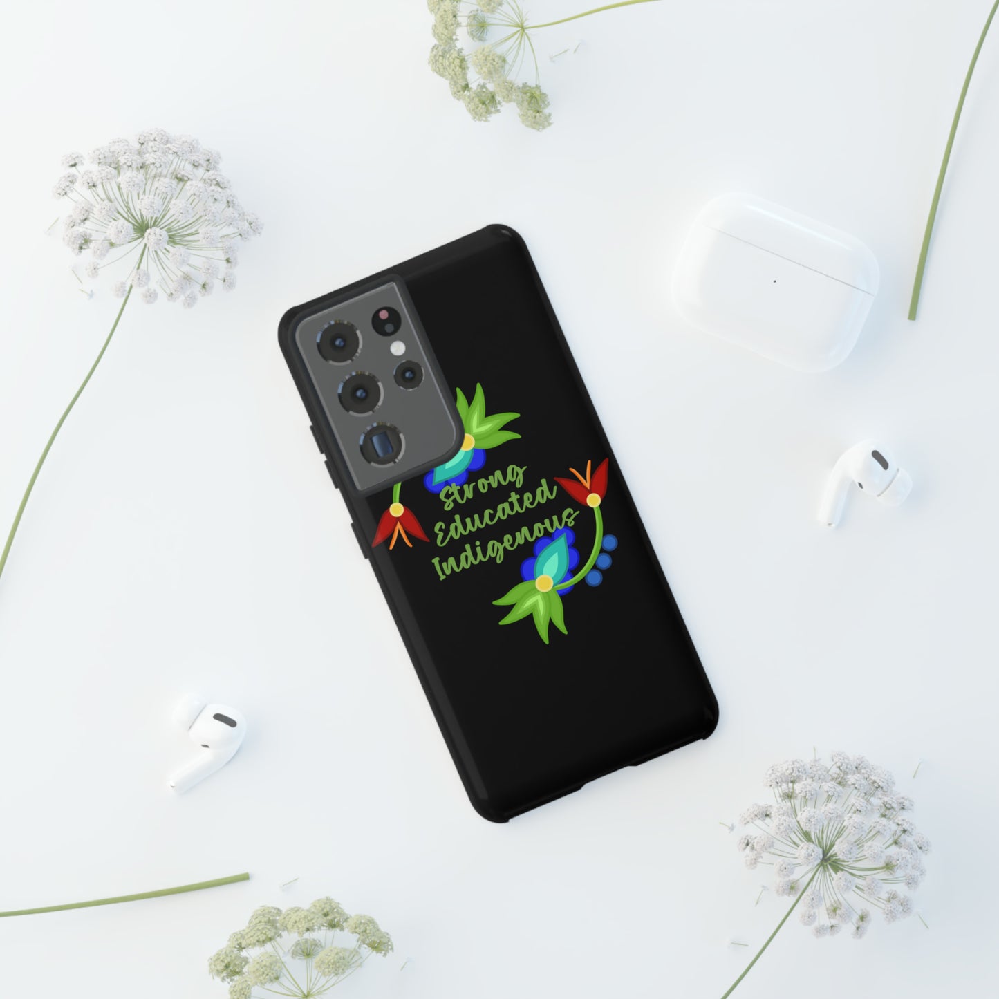 Strong Educated Indigenous Floral Phone Case