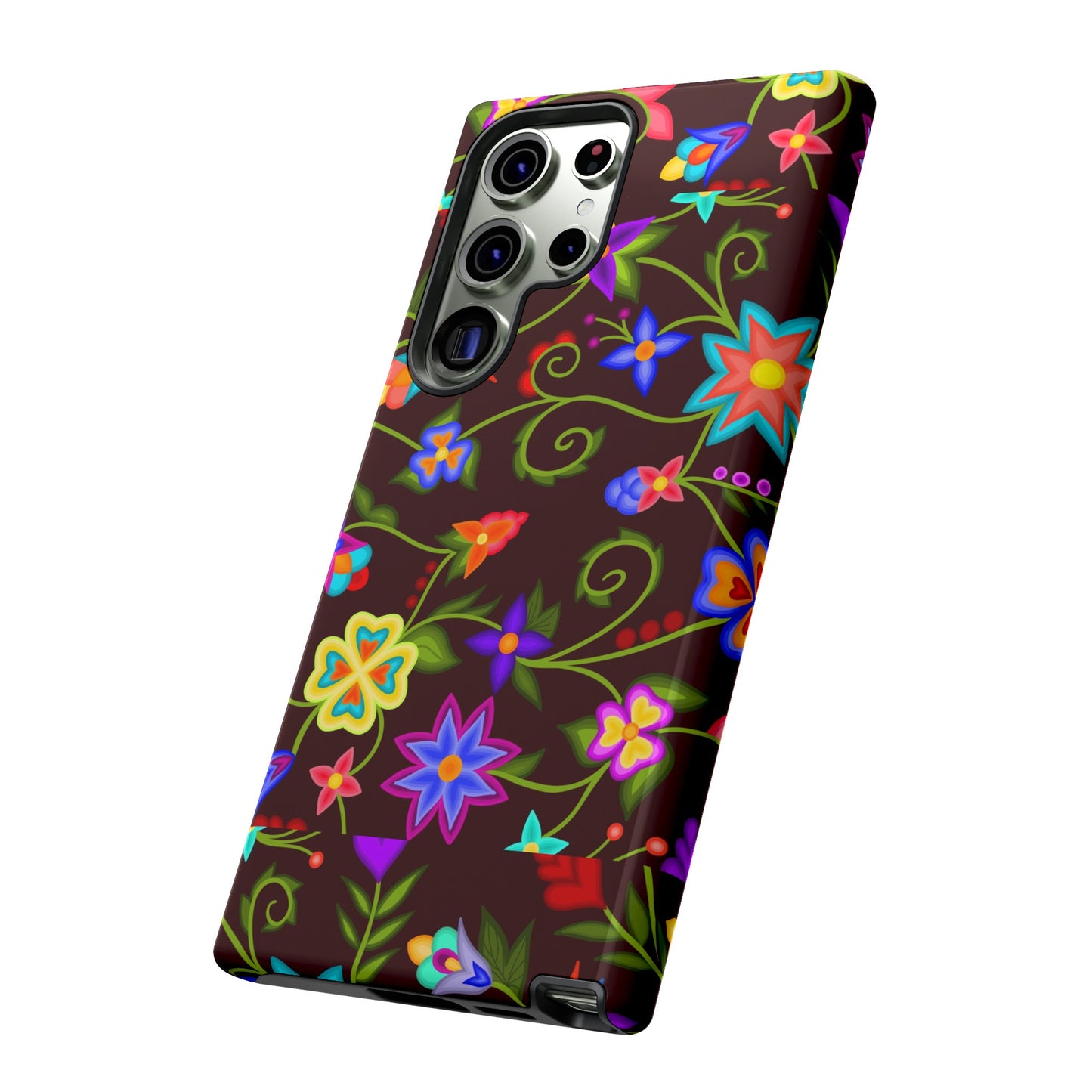 Mahogany Floral Phone Case